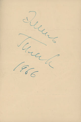 Gilels, Emil. (1916–1985) Signed Recital Program