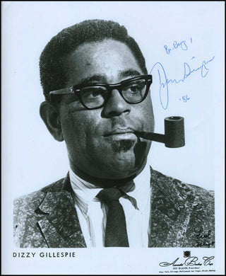 [Jazz & Song] Gillespie, Dizzy. (1917–1993) Signed Photograph