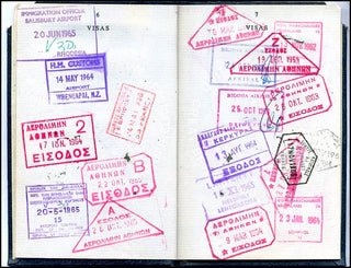 Bachauer, Gina. (1913–1976) Signed Passport