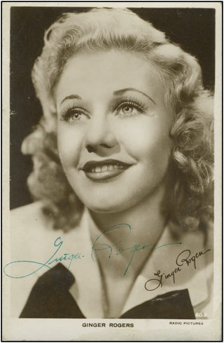 Rogers, Ginger. (1911–1995) Signed EARLY photograph