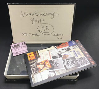 Ginsberg, Allen. (1926-1997) Holy Soul Jelly Roll - SIGNED Box Set with Ticket Stub