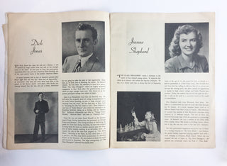 Williams, Tennessee. (1911–1983) "The Glass Menagerie" - 1947 Program with Ticket Stub