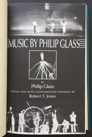 Glass, Philip. (b. 1937) Music by Philip Glass - SIGNED