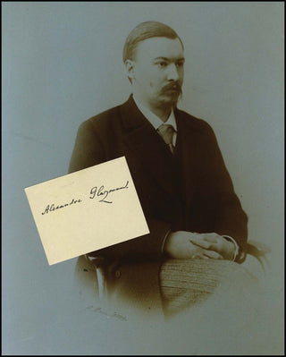 Glazounov, Alexander. (1865-1936) Autograph Signature