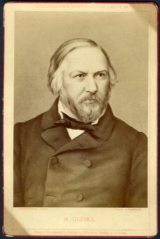 Glinka, Mikhail. (1804-1857) Cabinet Card Portrait