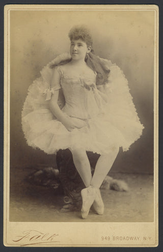 Glover, Amelia. (1871–1910) Cabinet Photograph in "The Corsair"