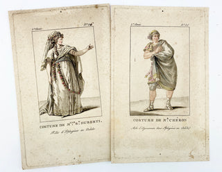 [Gluck, Cristoph Willibald. (1714–1787)] [Saint-Hubert, Antoinette. (1756–1812)] Two Engravings from "Iphigénie en Aulide"