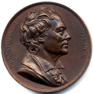 [Gluck, Cristoph Willibald. (1714–1787)] Gayrard, Raymond. (1777–1858) Portrait Medal