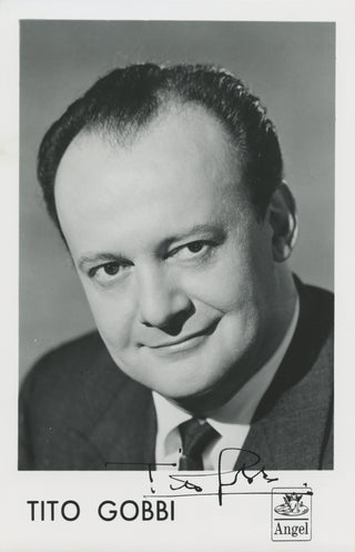 Gobbi, Tito. (1913–1984) Signed Photograph