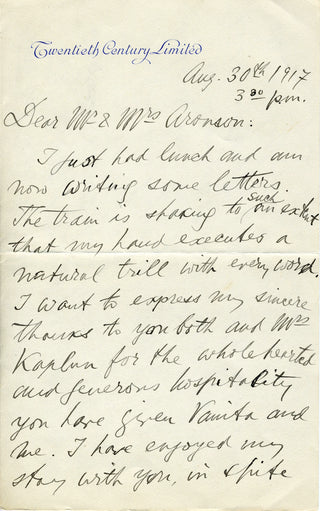 Godowsky, Leopold. (1870–1938) Archive of Autograph Letters