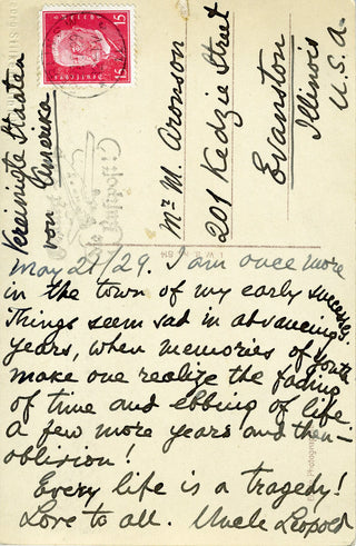 Godowsky, Leopold. (1870–1938) Archive of Autograph Letters