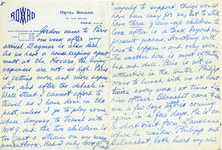 Godowsky, Leopold. (1870–1938) Archive of Autograph Letters