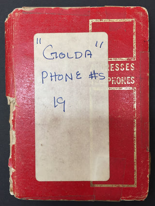 Meir, Golda. (1898–1978) & Bancroft, Anne. (1931–2005) Collection of Signed items related to the 1977 play "Golda"