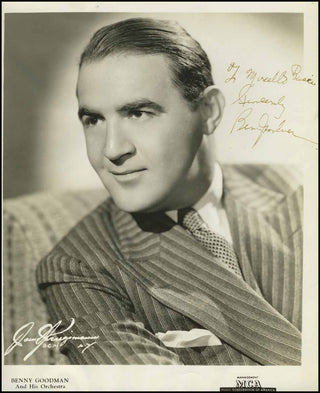 [Jazz & Song] Goodman, Benny. (1909 - 1986) Early Signed Photograph