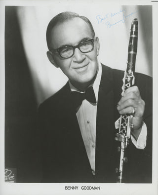 Goodman, Benny. (1909–1986) Signed Photograph