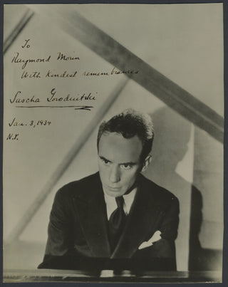 Gorodnitzki, Sascha. (1904–1986) Signed Photograph