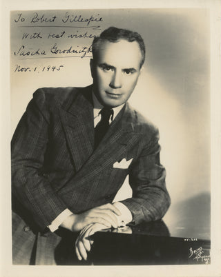 Gorodnitzki, Sascha. (1904–1986) Signed Photograph