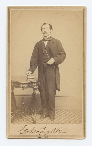 Gottschalk, Louis Moreau. (1829–1869) CDV Photograph