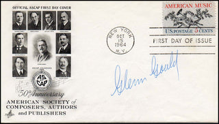 Gould, Glenn. (1932-1982) Signed ASCAP First Day Cover