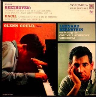 Gould, Glenn. (1932-1982) Signed Beethoven and Bach Piano Concerto Recording