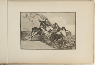 Goya, Francisco. (1746 - 1828) Tauromachie. Faksimileausgabe. 43 Heliogravüren. Herausgegeben von Dr. Heinrich Pallmann.