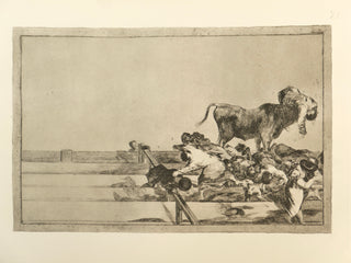 Goya, Francisco. (1746 - 1828) Tauromachie. Faksimileausgabe. 43 Heliogravüren. Herausgegeben von Dr. Heinrich Pallmann.