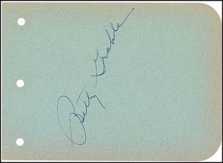 Grable, Betty. (1916 - 1973) Autograph Signature