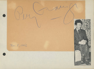 Grainger, Percy. (1882–1961) Autograph Signature