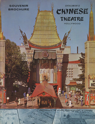 [Grauman's Chinese Theatre] "Souvenir from Hollywood of Grauman's Chinese Theatre: The World's Most Famous Theatre" - Souvenir Brochure