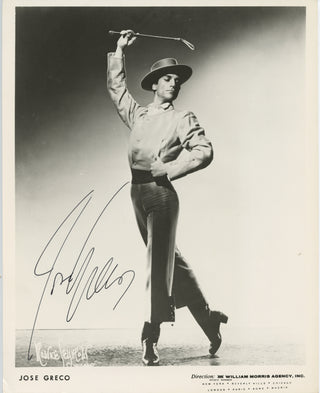 Greco, José. (1918–2000) Signed Photograph