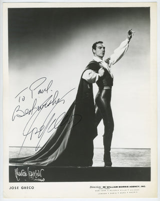 Greco, José. (1918–2000) Signed Photograph