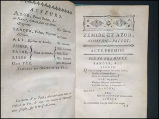 Grétry, André Ernest Modeste. (1741-1813) [ Marmontel, Jean-François. (1723 - 1799)] Zemire et Azor : comédie-ballet, en vers, et en quatre actes, mêlée de chants et de danses : représentée devant Sa Majesté à Fontainebleau le 9 novembre 1771, & sur le Th