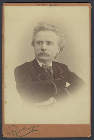 Grieg, Edvard. (1843–1907) Original Cabinet Photograph