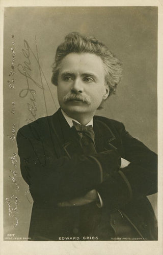 Grieg, Edvard. (1843-1907) Signed Photograph