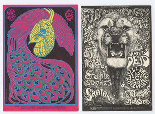 [Psychedelia] [Wilson, Wes. (1937–2020)] [Graham, Bill. (1931–1991)] Group of Psychedelic Handbills