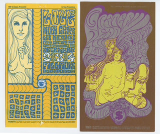 [Psychedelia] [Wilson, Wes. (1937–2020)] [Graham, Bill. (1931–1991)] Group of Psychedelic Handbills