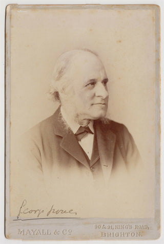 Grove, George. (1820–1900) Signed Cabinet Photograph