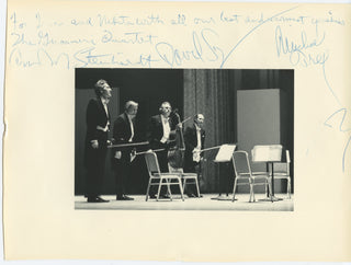 Guarneri String Quartet. (1964–2009) [Magaloff, Nikita. (1912–1992)] Signed Photograph