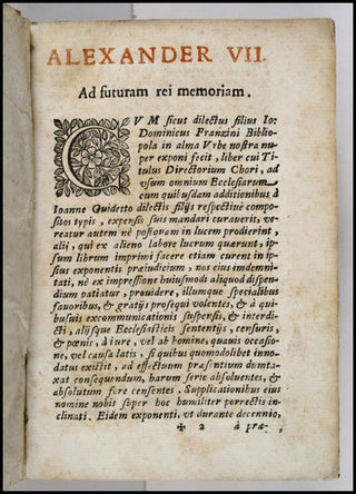 [Chant] Guidetti, Giovanni. (1532 - 1592) Directorium chori ad usum omnium ecclesiarum cathedralium, &amp; collegiatarum. In hac postrema editione a Nicolao Stamigna diligenter accomodatum, &amp; auctum