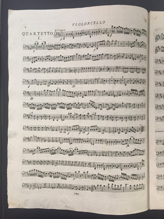 Gyrowetz [Girowetz], Adalbert. (1763-1850) Tre Quartetti per Flauto o Violino primo Violino secondo, Viola e Basso […] Op. XI