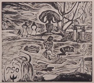 Gauguin, Paul. (1848 - 1903) Mahana Atua [The Day of God]