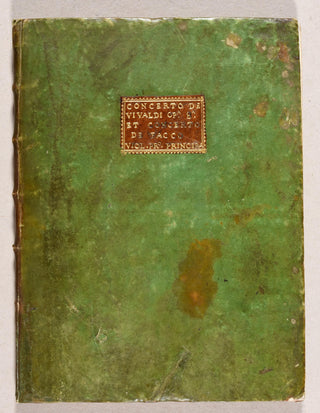 Vivaldi, Antonio. (1678–1741) [Facco, Giacomo. (1676-1753)] IL CIMENTO DELL' ARMONIA E DELL' INVENTIONE, CONCERTI A 4 E 5...OPERA OTTAVA...[Libro Primo], Secondo ["The Four Seasons"]