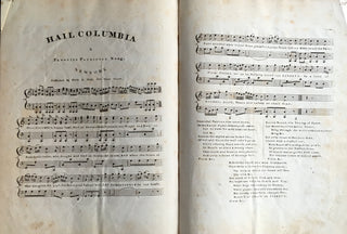 Phile, Philip. (1734 - 1793) Hail Columbia. A Favorite Patriotic Song.