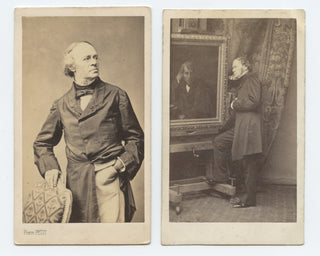 Halévy, Fromental. (1799-1862) Pair of Carte de Visite Photographs