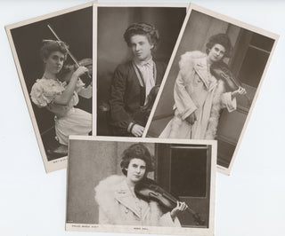 Hall, Marie. (1884-1956) Four Postcard Photographs