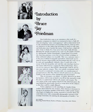 Galella, Ron. (b. 1931) [Halston, Roy. (1932-1990)]  "Off Guard: A Paparazzo look at the Beautiful People" – Signed and Inscribed to Halston