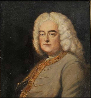 Handel, George Frederic. (1685-1759) [after Thomas Hudson (1701-1779)] Original 18th Century Portrait