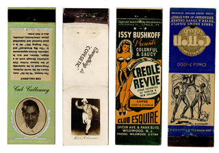 [Harlem/Jazz] Group of 1930's Matchbook Covers