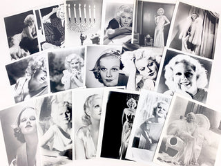 Harlow, Jean. (1911–1937) Assortment of Portrait Photographs