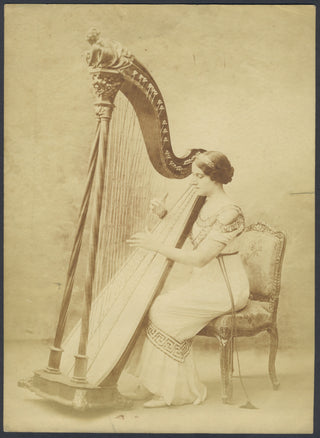 [Harp] Lenars, Renée. (1889–1971) Original Photograph